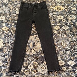 Abercrombie & Fitch black Super Skinny Ankle Jeans